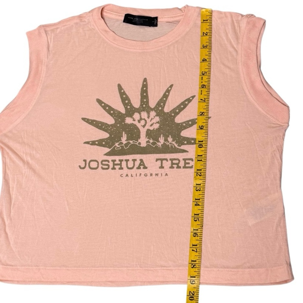 Junk Food Clothing Joshua Tree Logo Sleeveless Tee in Spanish Villa Sz S - Picture 10 of 10